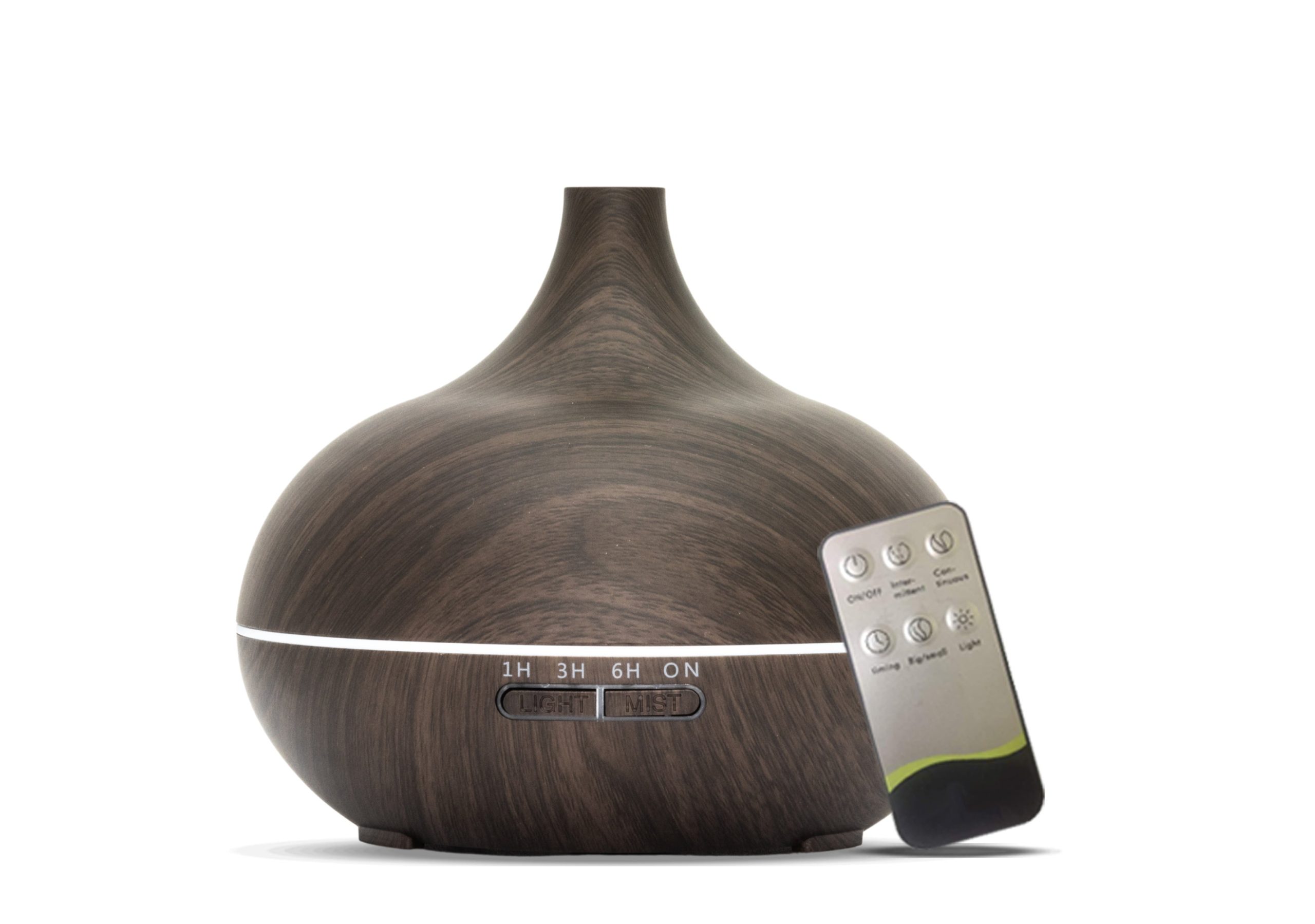 Essential aroma diffuser 550 ml | donker hout