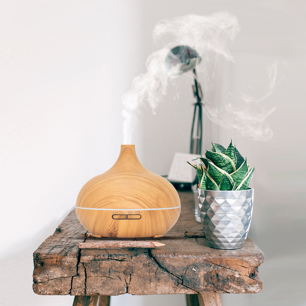 Essential aroma diffuser 550 ml | licht hout - Afbeelding 2